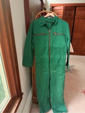 Green Utility Coverall Jacket - Unbranded